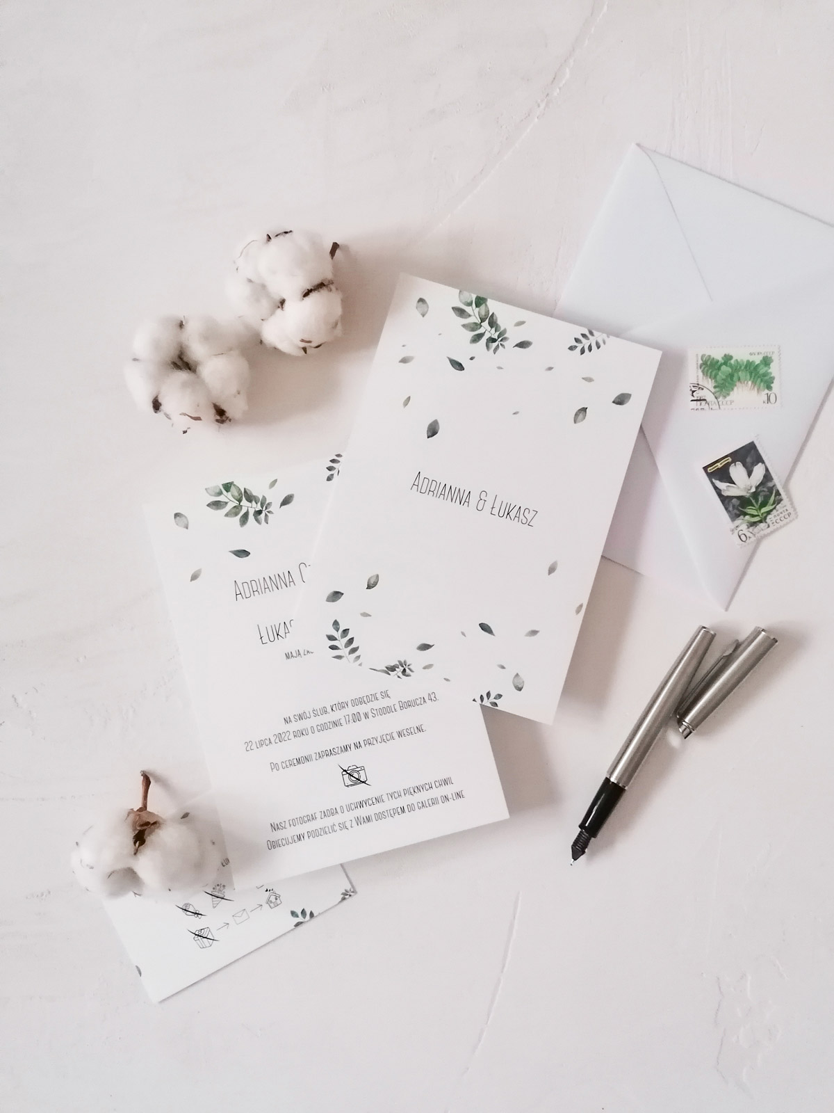 zaproszenia botaniczne