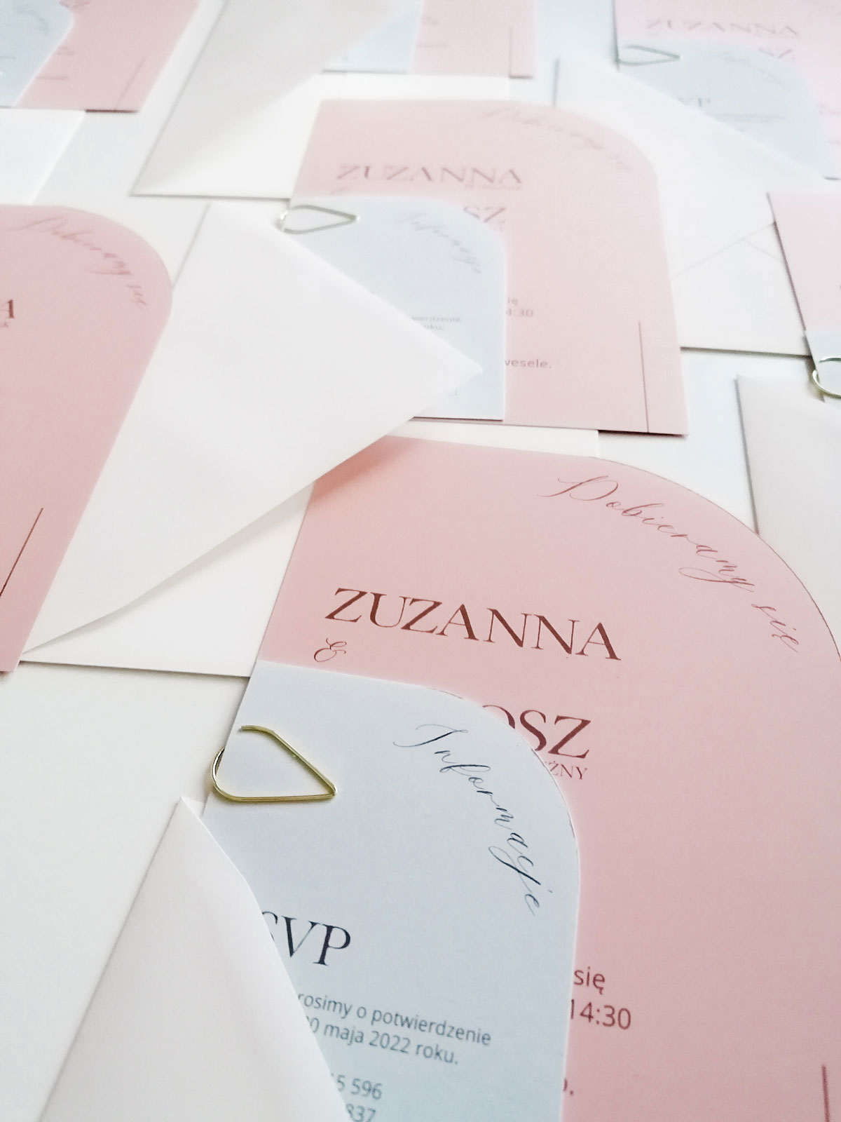 nowoczesne zaproszenia