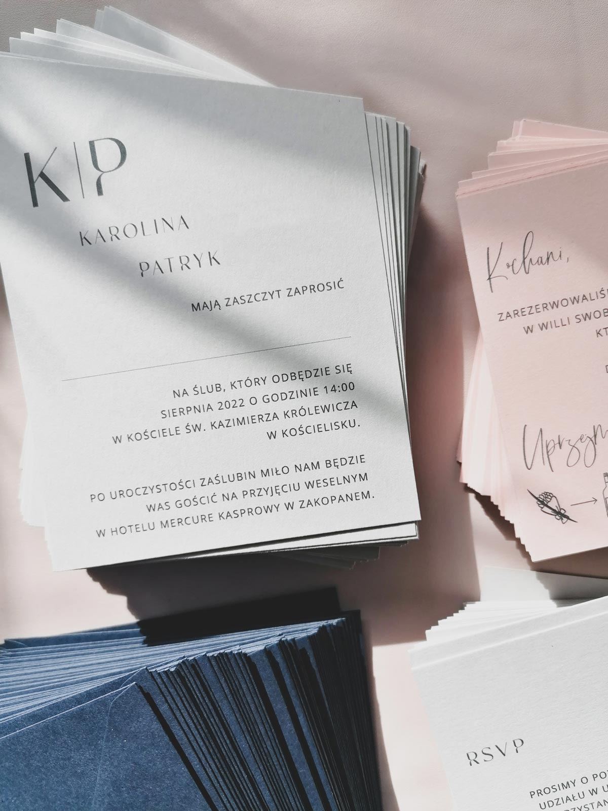 nowoczesne zaproszenia