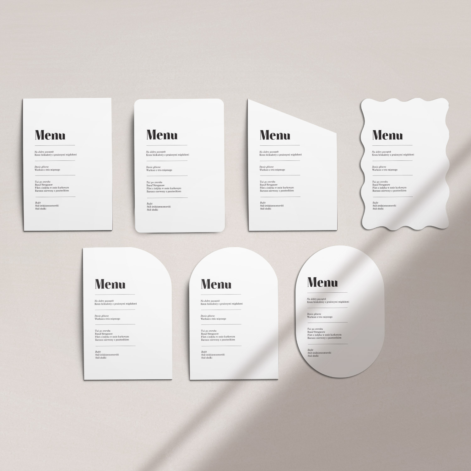 507 menu minimalizm ksztalty