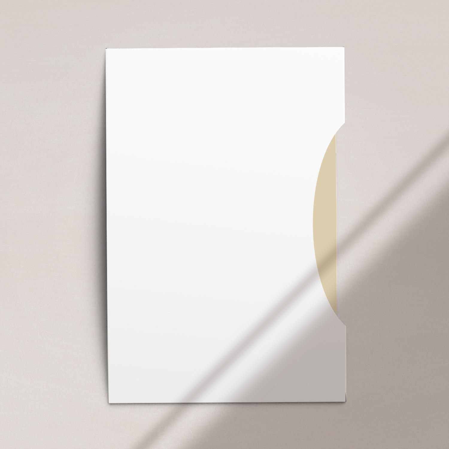 507 zaproszenie minimalizm folder prostokatny