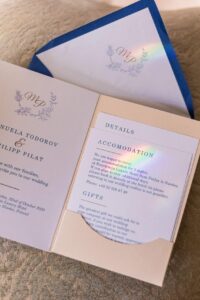 slub Manueli i Philipa elegancka papeteria slubna 13