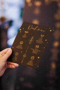 Natalia i Kuba papeteria slubna cartolina astrologia 21