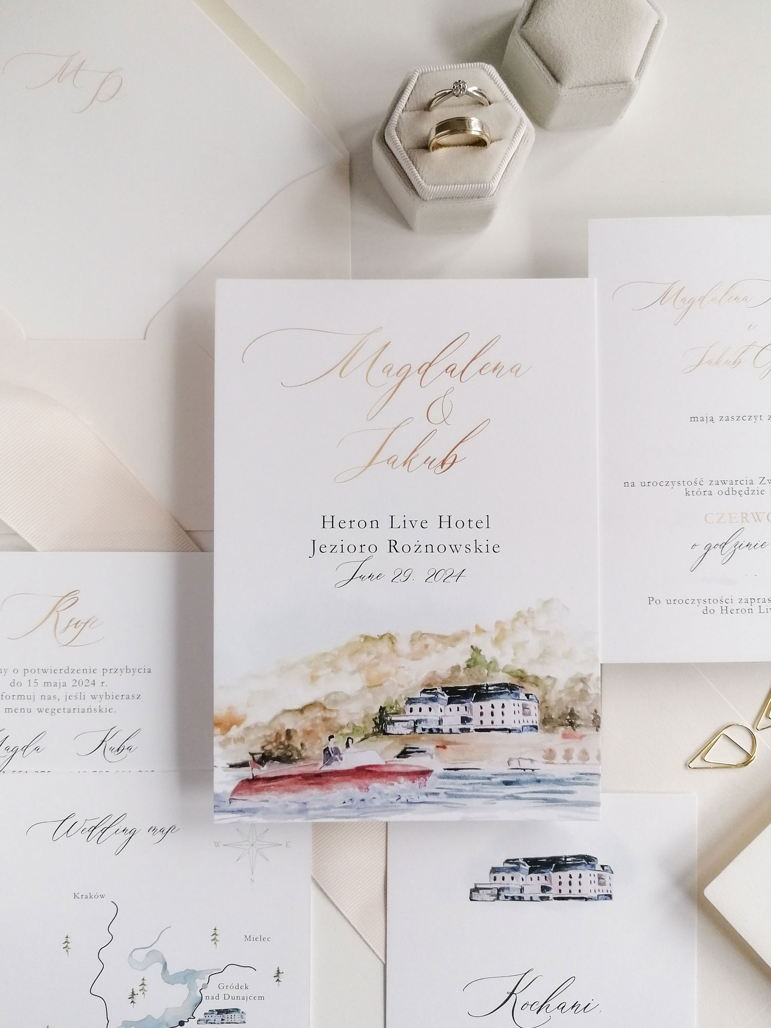 zaproszenia akwarelowe ilustracja miejsca ślubu (10)