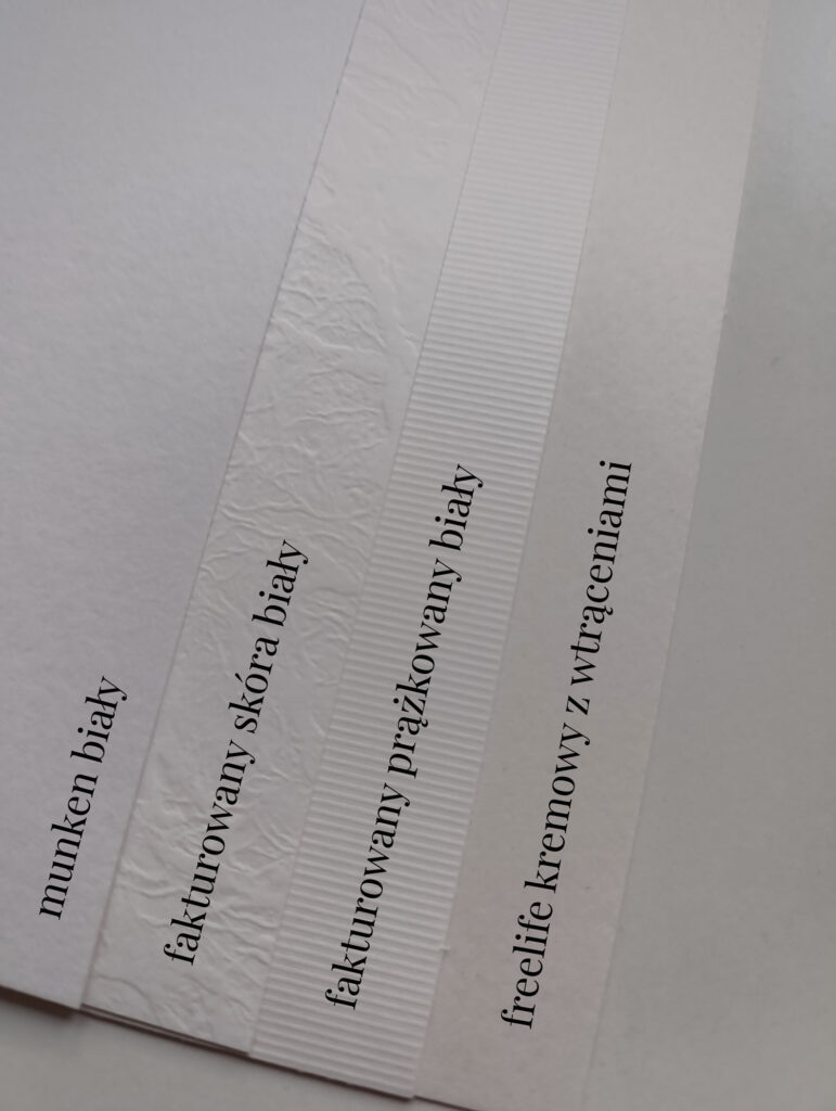 papiery biale zaproszenia cartolina