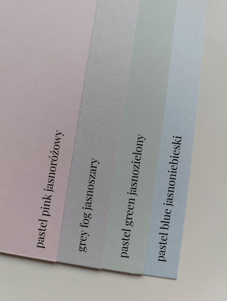 papiery pastelowe zaproszenia cartolina