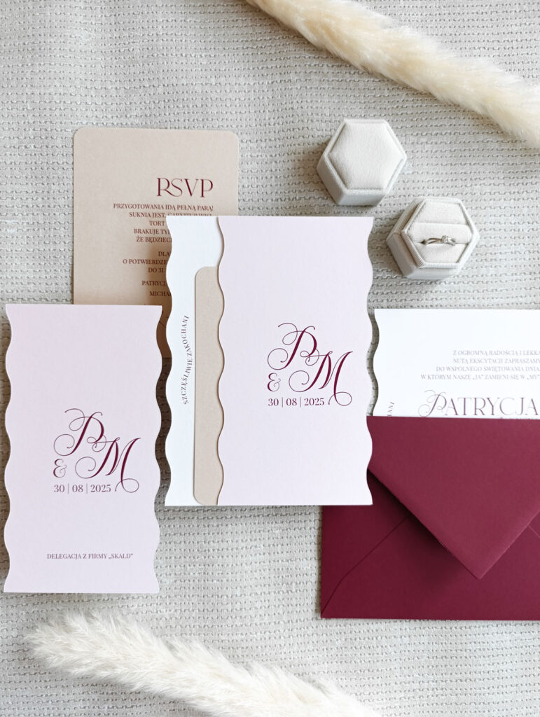 pofalowane zaproszenia ślubne z kolekcja wave (7)