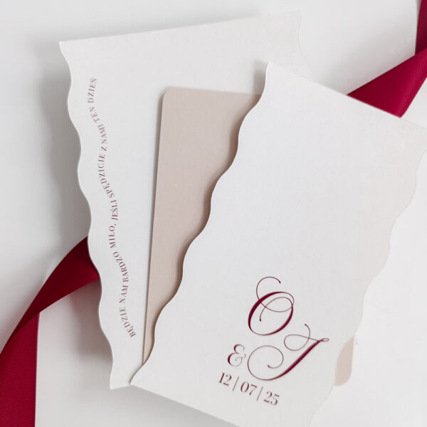 wave zaproszenia ślubne pr&oacute;bki