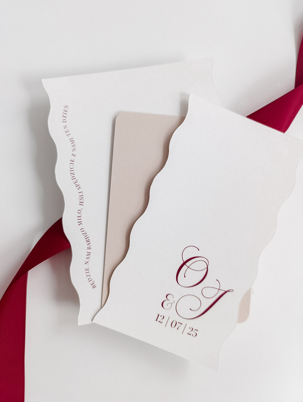 wave zaproszenia ślubne pr&oacute;bki