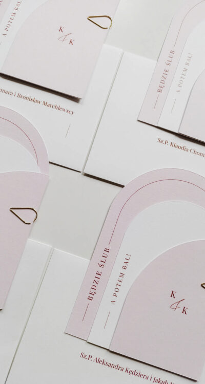 Cartolina zaproszenia ślubne00435
