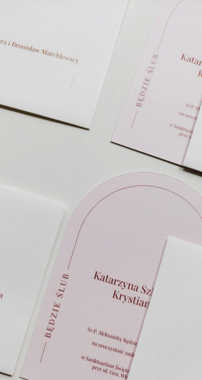 Cartolina zaproszenia ślubne00436