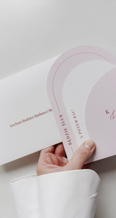 Cartolina zaproszenia ślubne00437