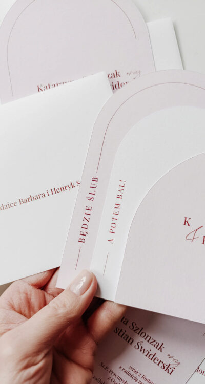 Cartolina zaproszenia ślubne00438