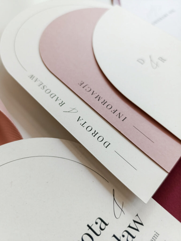 Cartolina zaproszenia ślubne bordowe00013