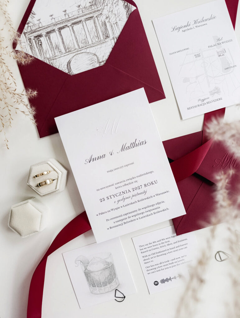 Cartolina zaproszenia ślubne00012