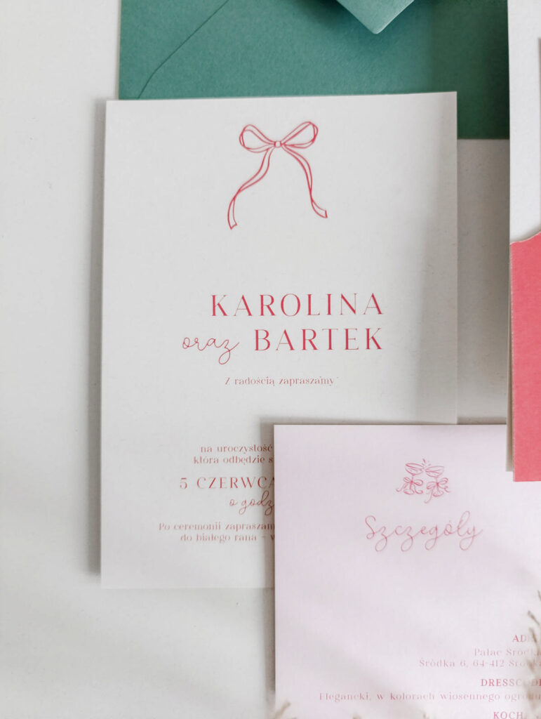 Cartolina zaproszenia ślubne00031