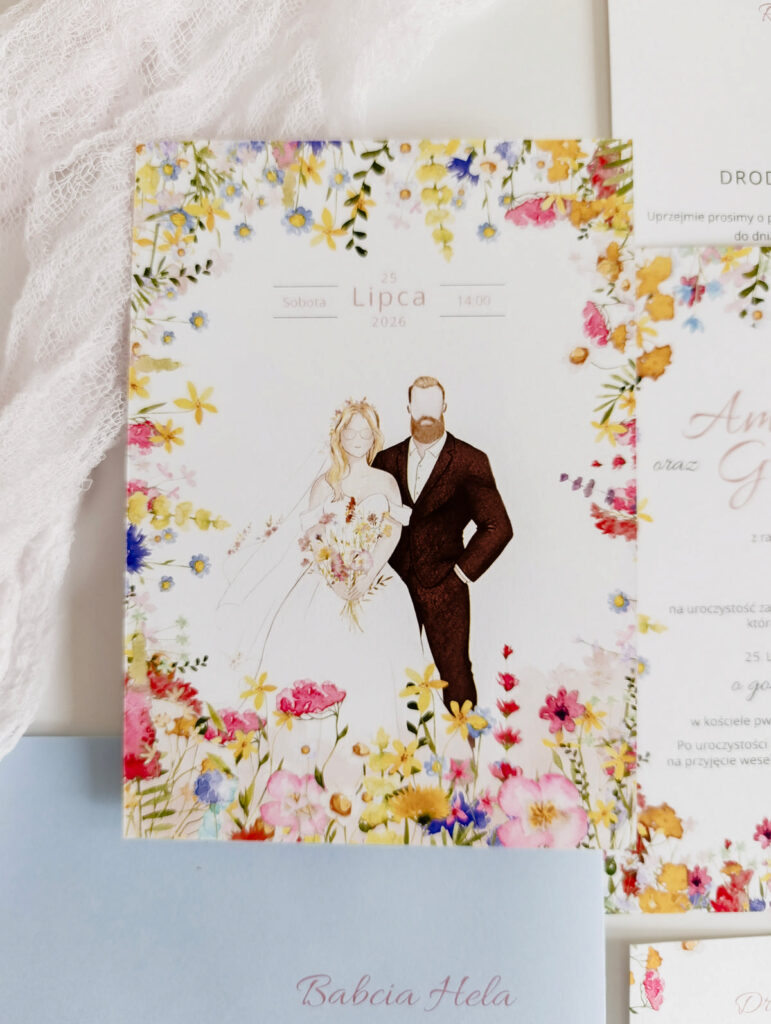 Cartolina zaproszenia ślubne00041