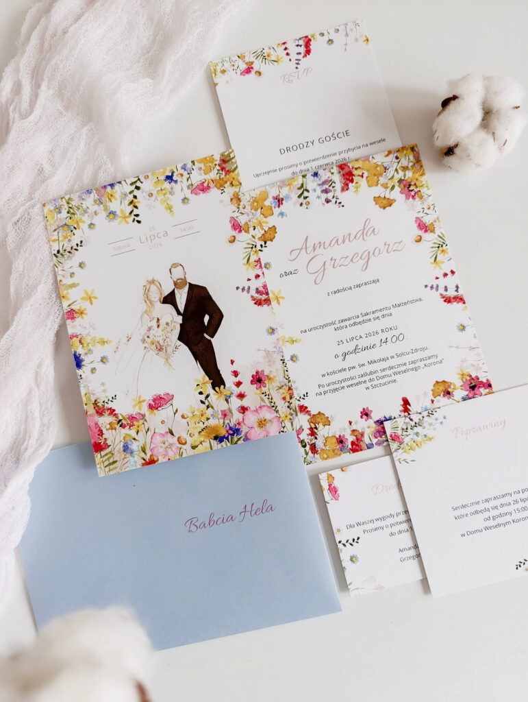 Cartolina zaproszenia ślubne00042