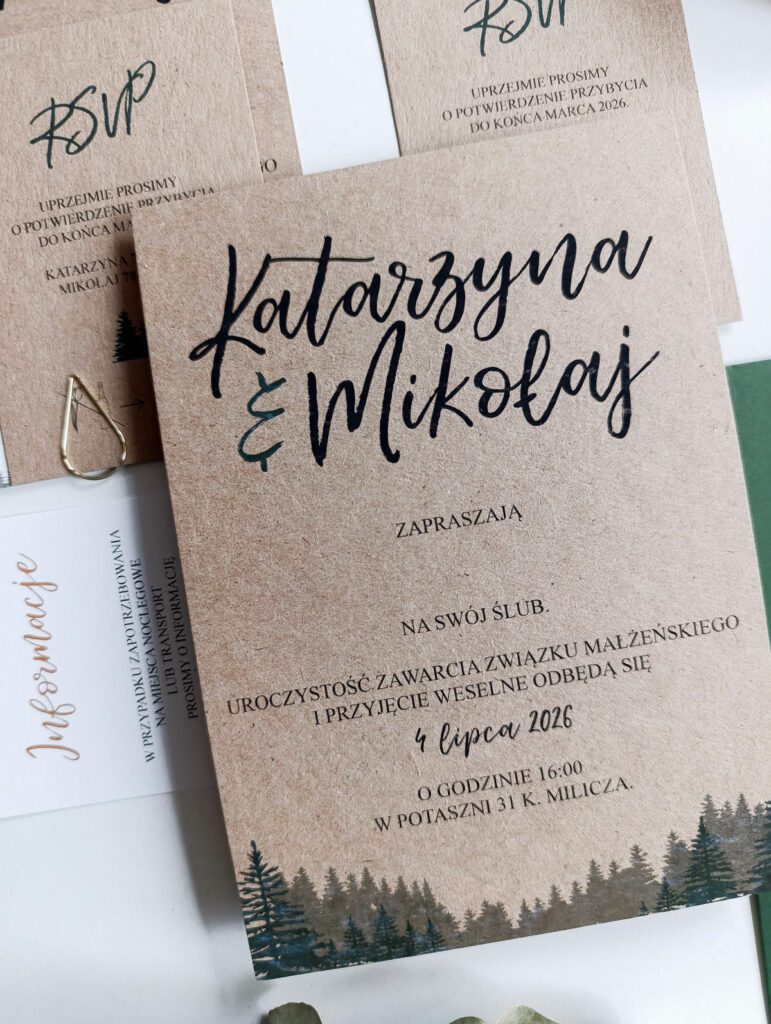 Cartolina zaproszenia ślubne00048