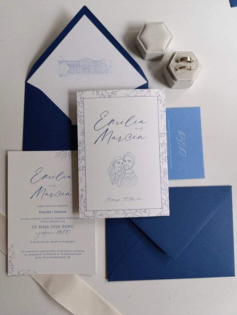 Cartolina zaproszenia ślubne00054
