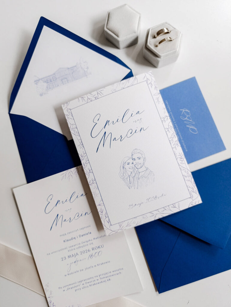 Cartolina zaproszenia ślubne00059