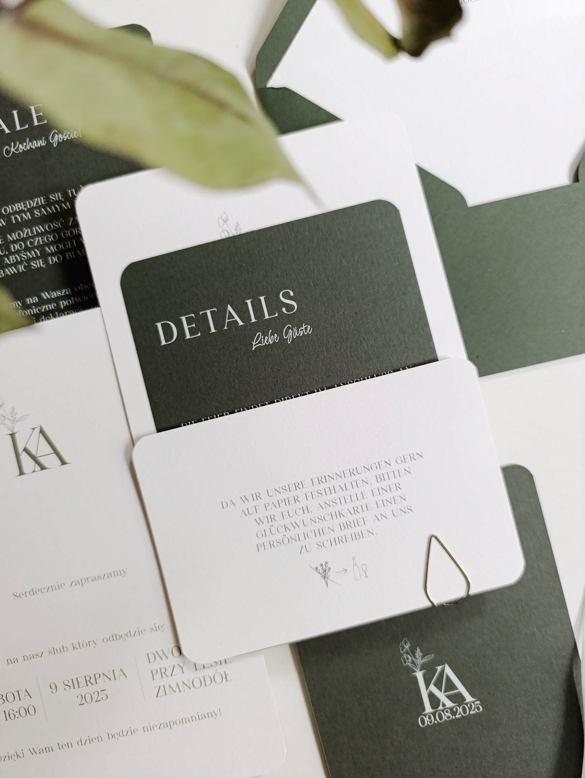 Cartolina zaproszenia ślubne00139