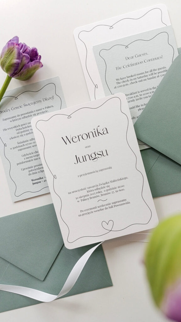 Cartolina zaproszenia ślubne00212