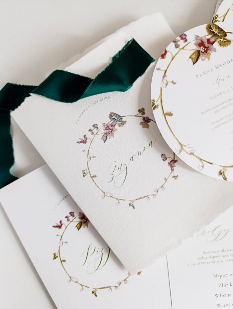 Cartolina zaproszenia ślubne00228