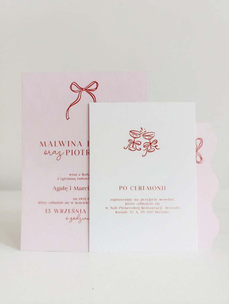 Cartolina zaproszenia ślubne00233