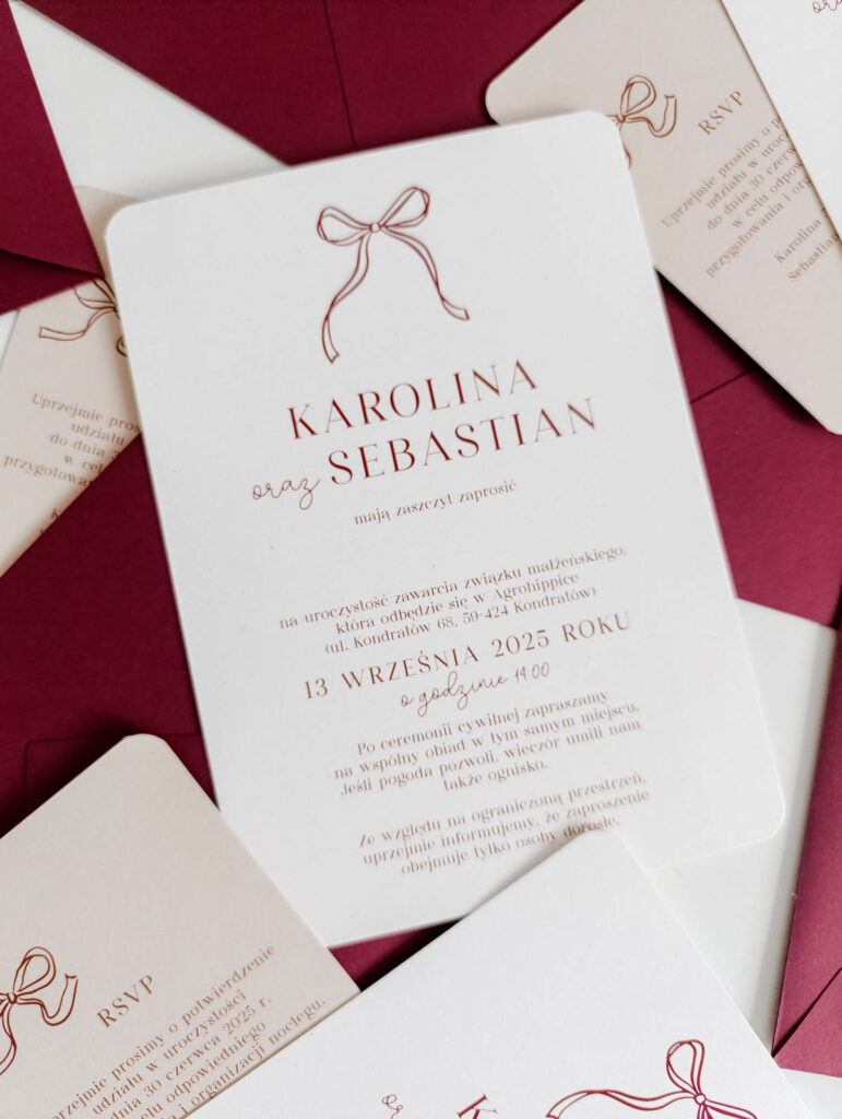 Cartolina zaproszenia ślubne00238