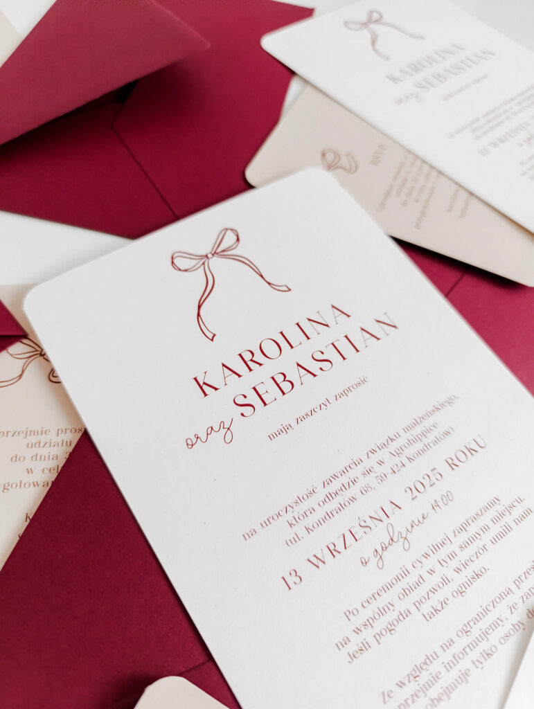 Cartolina zaproszenia ślubne00240
