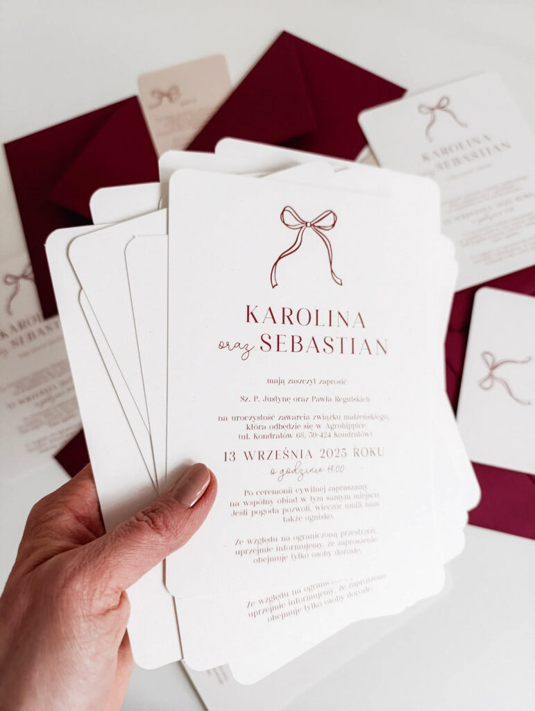 Cartolina zaproszenia ślubne00241