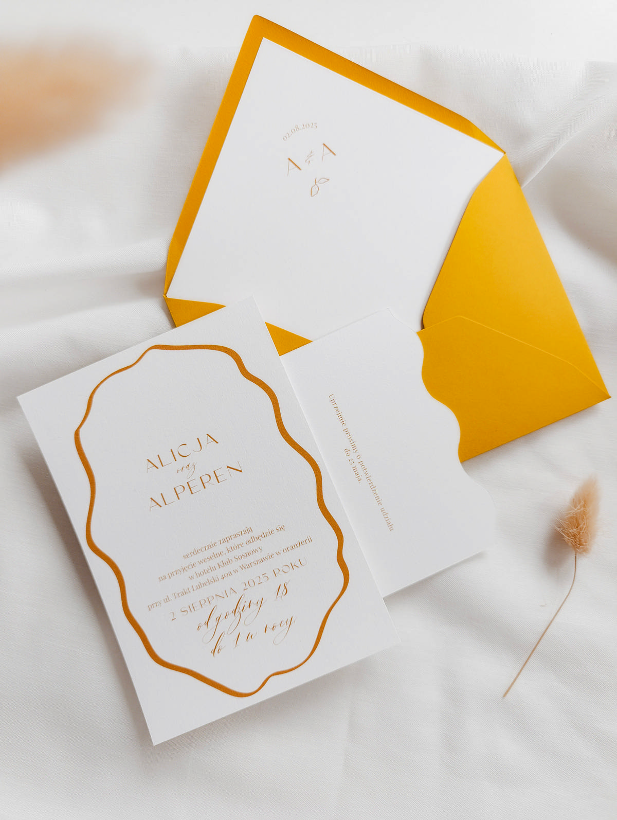 Cartolina zaproszenia ślubne00254
