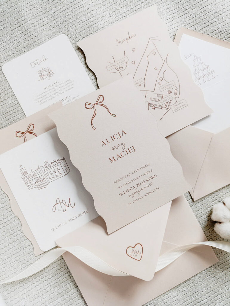 Cartolina zaproszenia ślubne00267