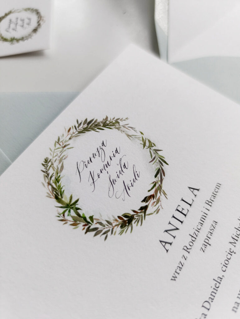 Cartolina zaproszenia ślubne00307