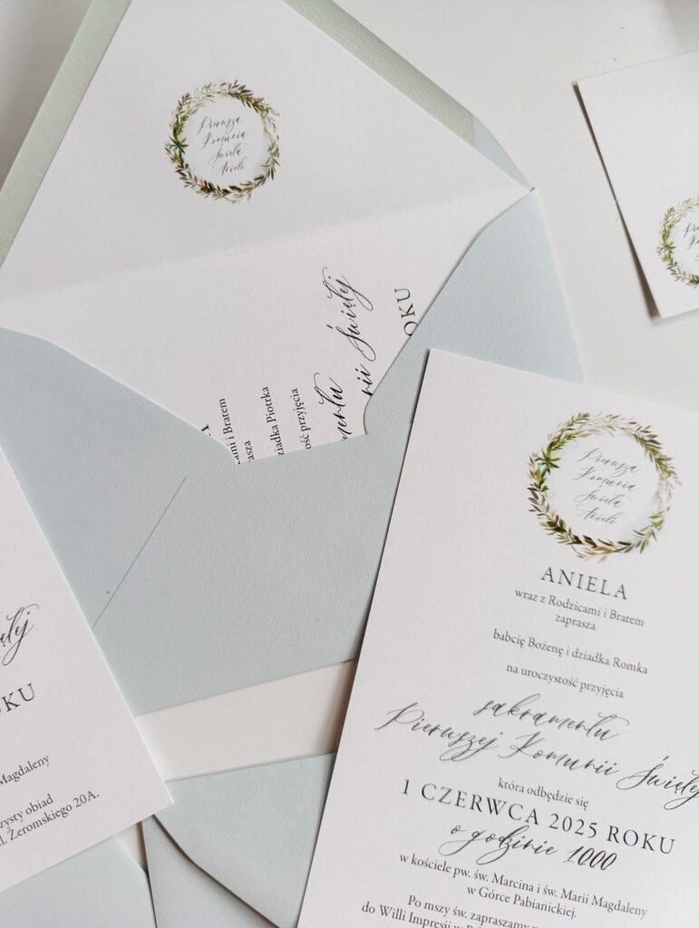 Cartolina zaproszenia ślubne00308