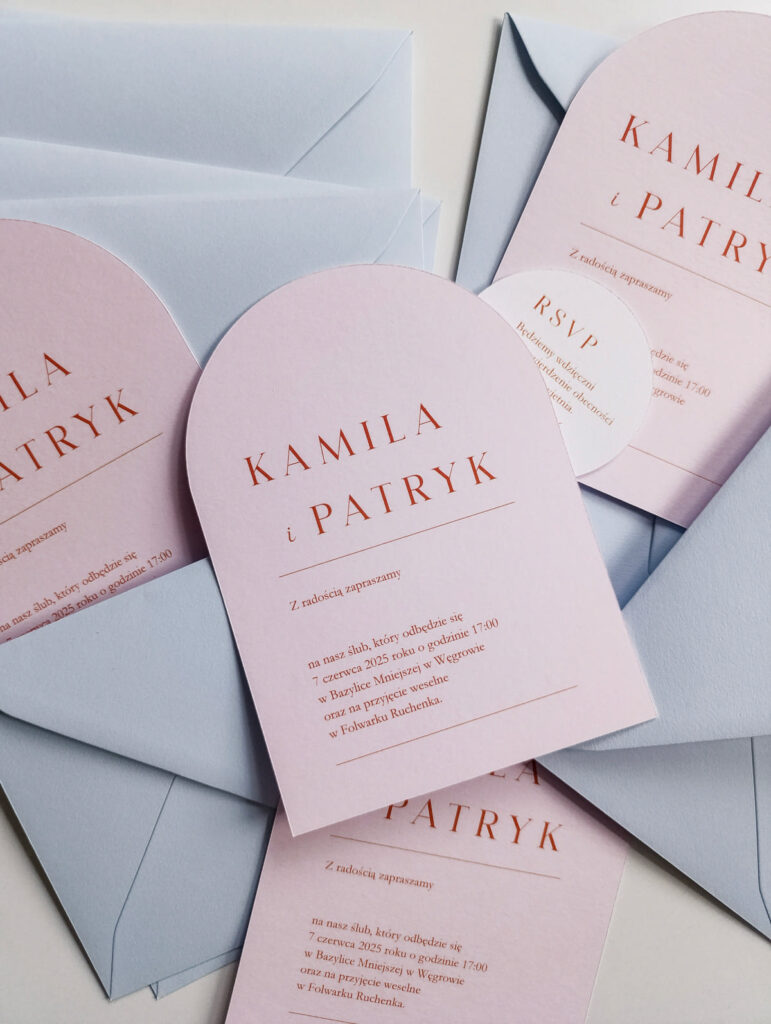 Cartolina zaproszenia ślubne00342