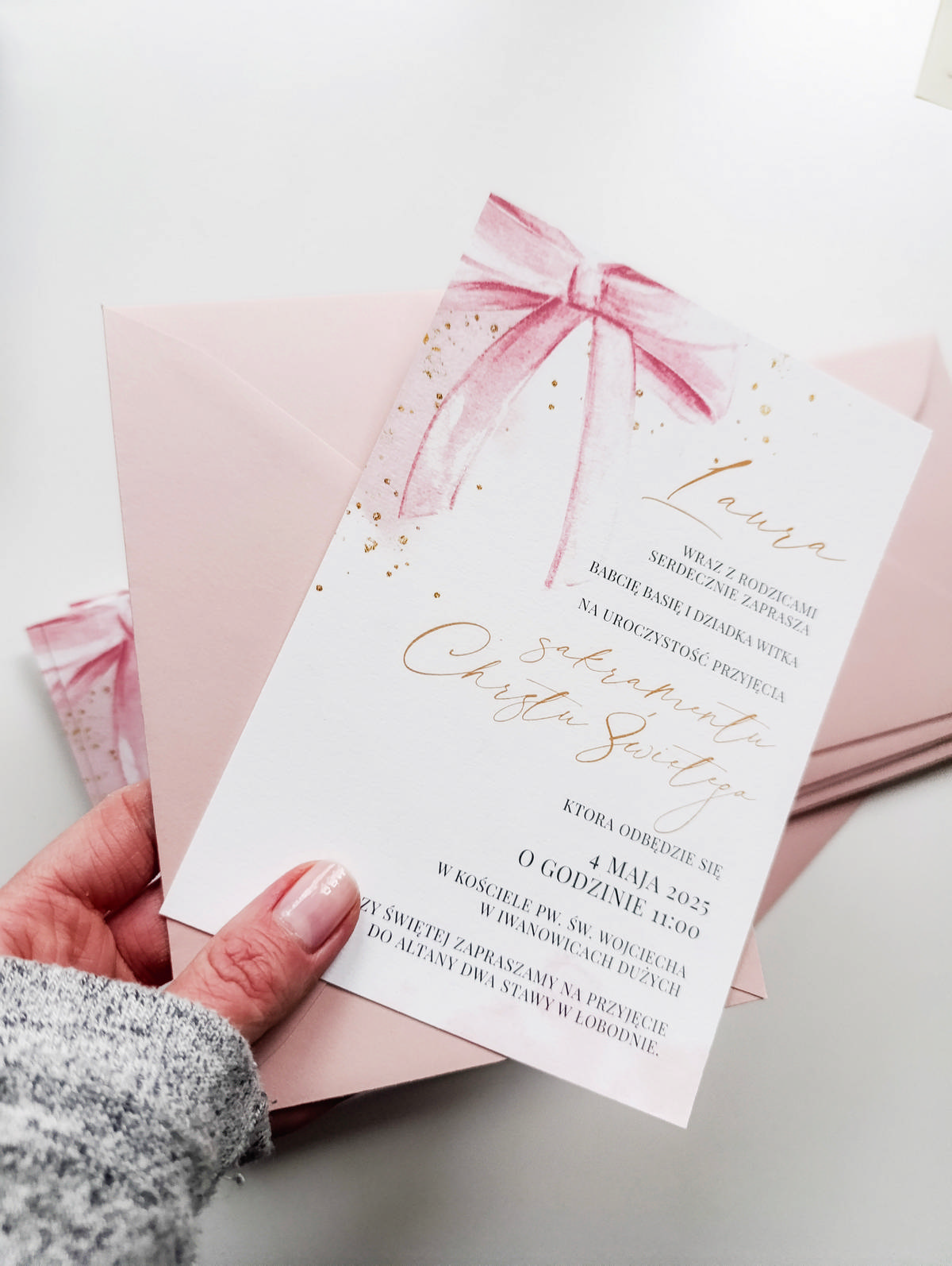 Cartolina zaproszenia ślubne00351