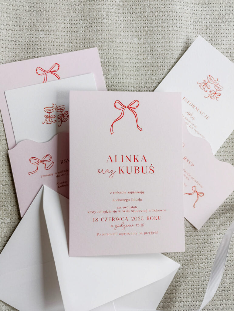 Cartolina zaproszenia ślubne00361