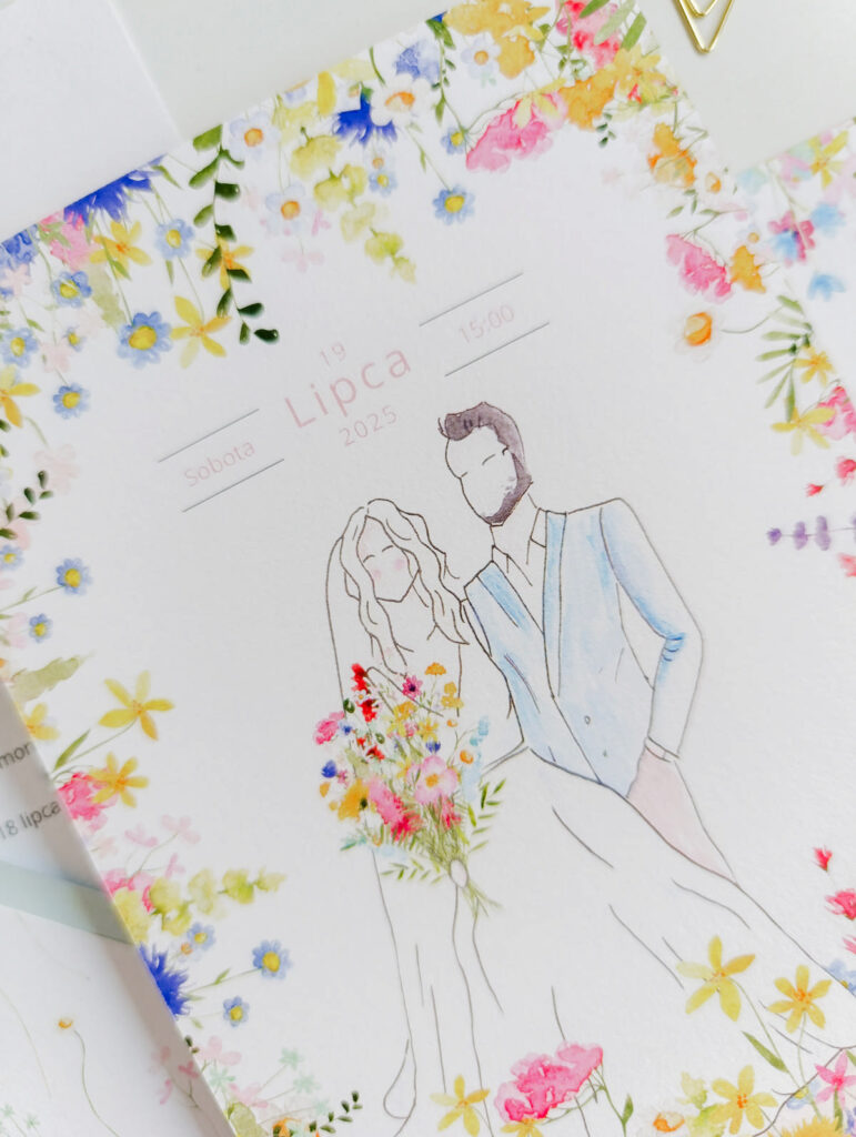 Cartolina zaproszenia ślubne00382